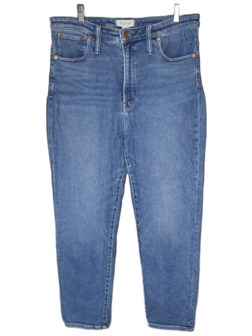 Madewell The Perfect Vintage Jean Wmn 33 Maplewood Wash High Rise Straight Denim